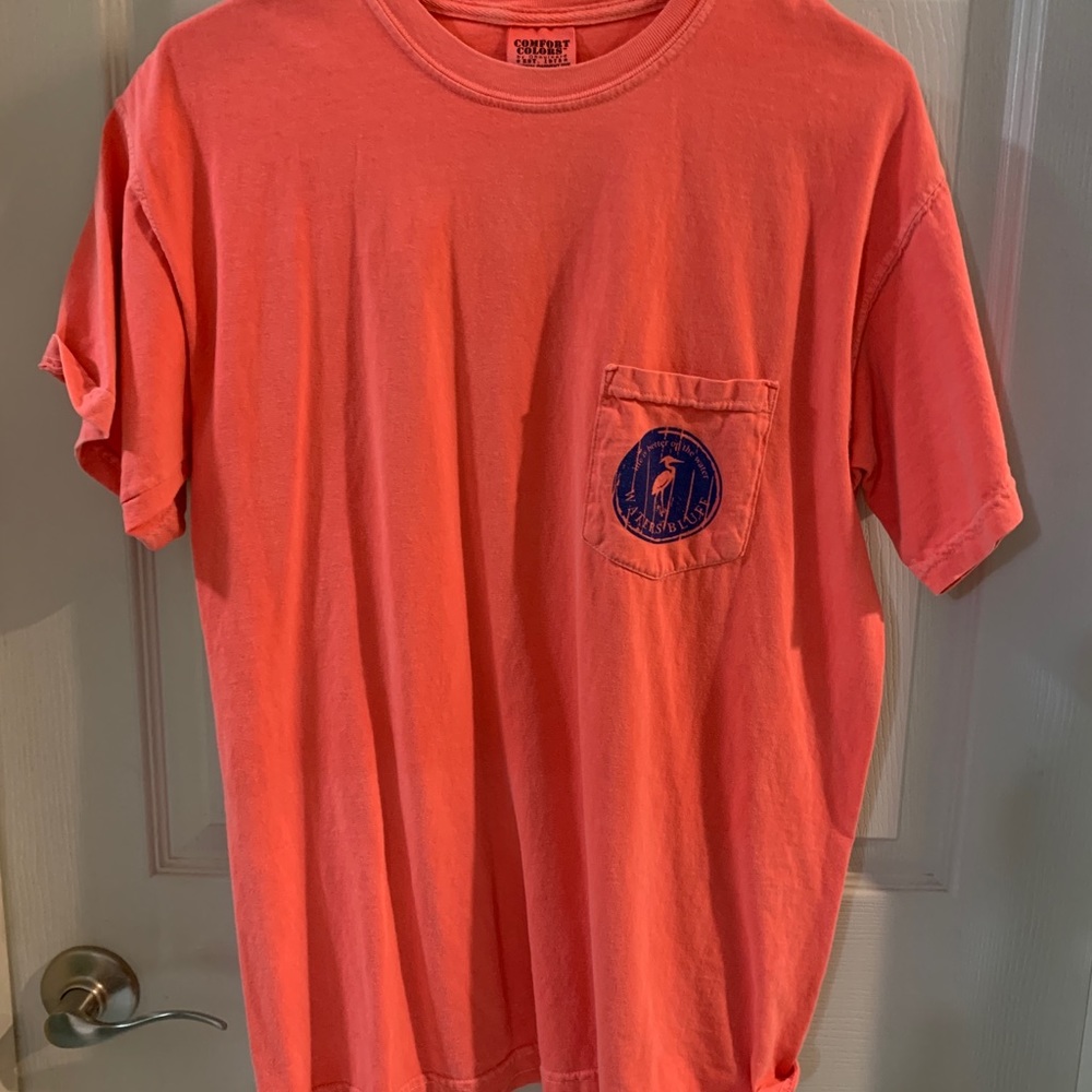 Waters Bluff Neon Pink Tshirt Size Medium